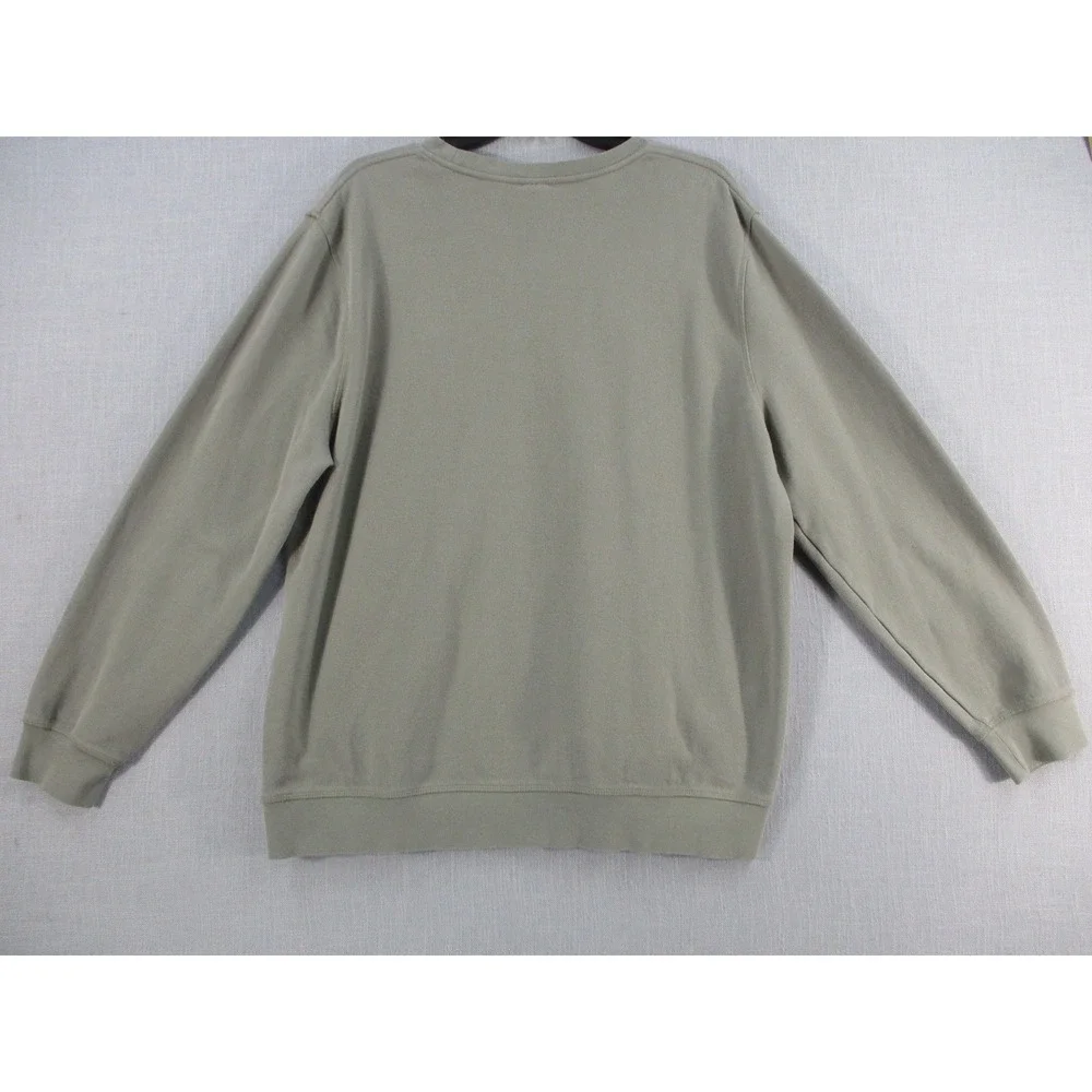 Hurley Mens XL Olive‎ Green Crewneck Sweatshirt HMS25-18360 Long Sleeve Pullover